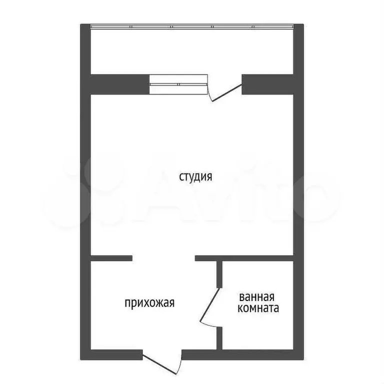 Квартира-студия, 25 м, 6/16 эт. - Фото 0