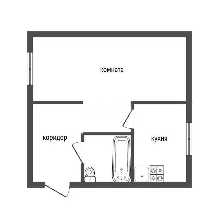 1-комнатная квартира: Воронеж, улица Писателя Маршака, 7 (31 м) - Фото 1