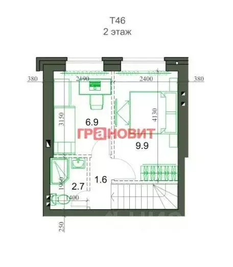 Таунхаус, 46 м - Фото 1