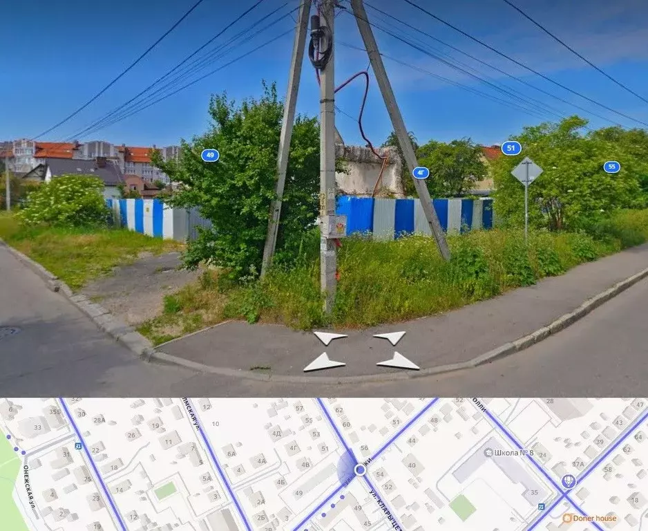 Участок в Калининградская область, Калининград ул. Глинки, 49 (24.0 ... - Фото 1