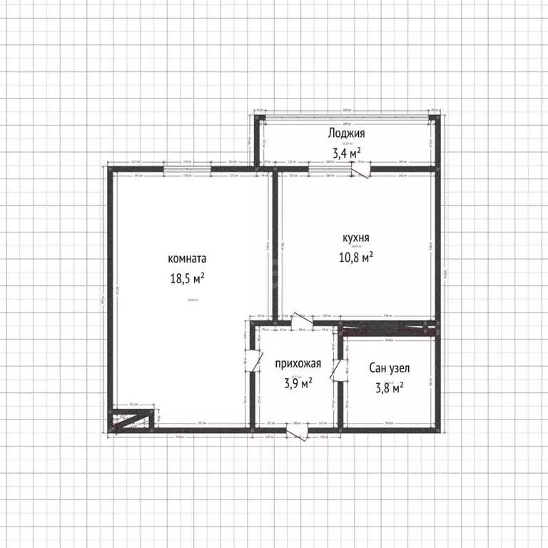 1-к кв. Краснодарский край, Краснодар ул. Гидростроителей, 67 (37.0 м) - Фото 2