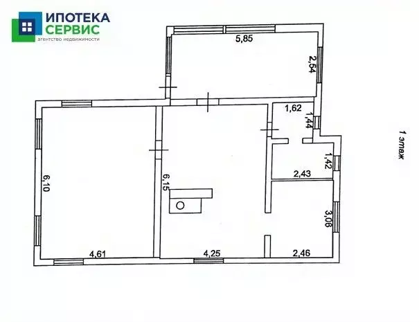 Дом в Приморский край, Лесозаводск Литовская ул., 31/54 (87 м) - Фото 2