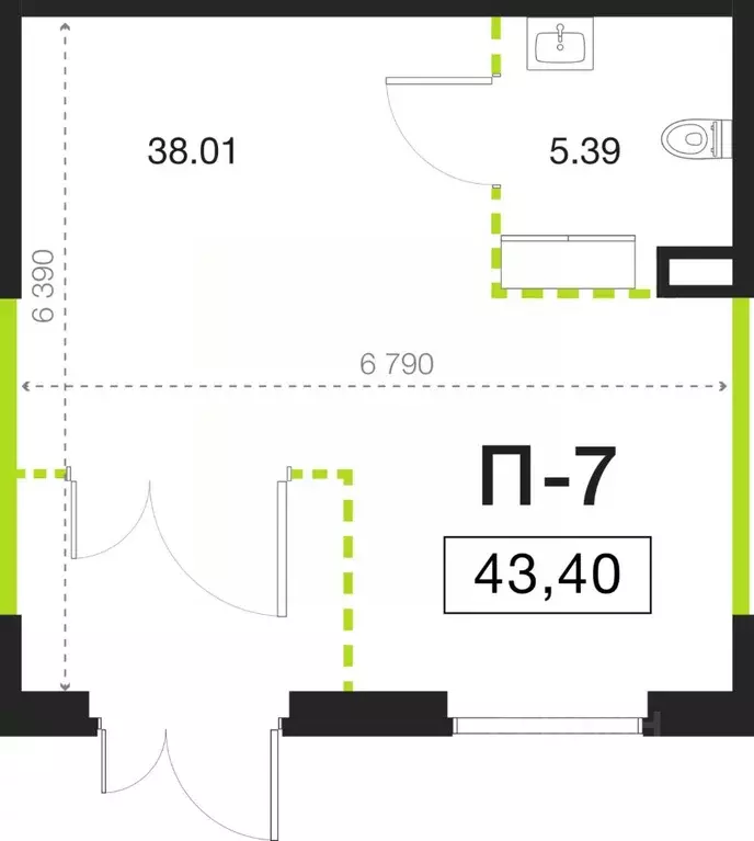 Помещение свободного назначения в Санкт-Петербург Кожевенная линия, ... - Фото 1