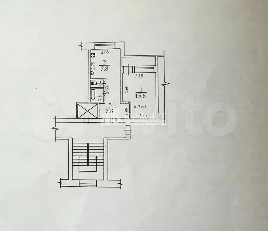 1-к. квартира, 34,8 м, 2/9 эт. - Фото 0