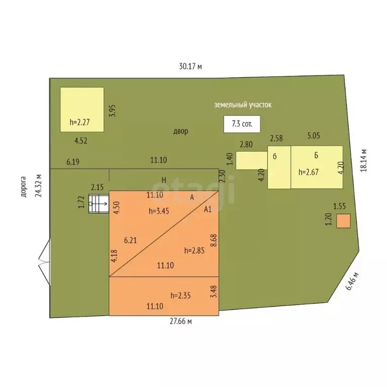 Дом в Орловская область, Орел Часовая ул., 26 (127 м) - Фото 2