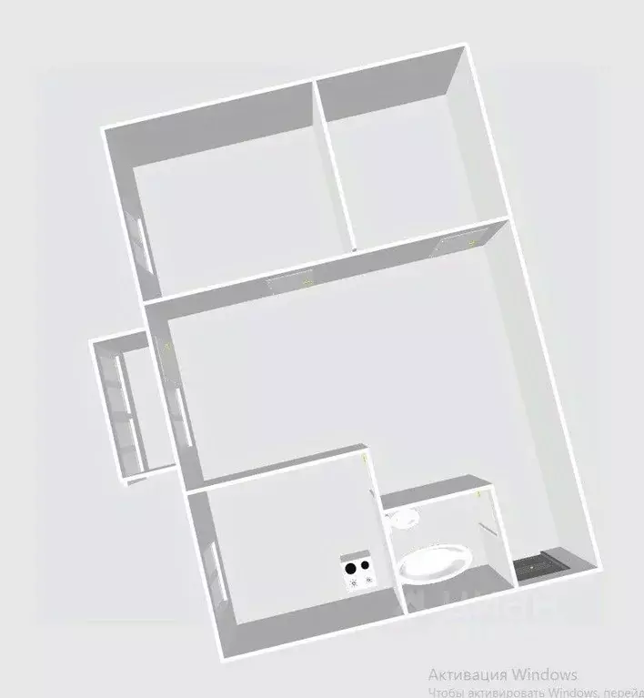2-к кв. Башкортостан, Уфа Таллинская ул., 21 (46.0 м) - Фото 1