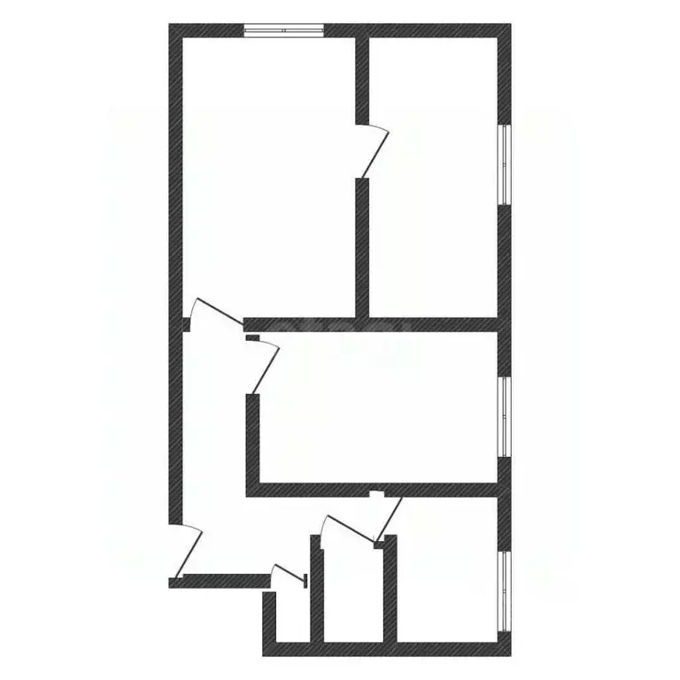 3-к кв. Белгородская область, Борисовка рп ул. Пролетарская, 29 (52.9 ... - Фото 2