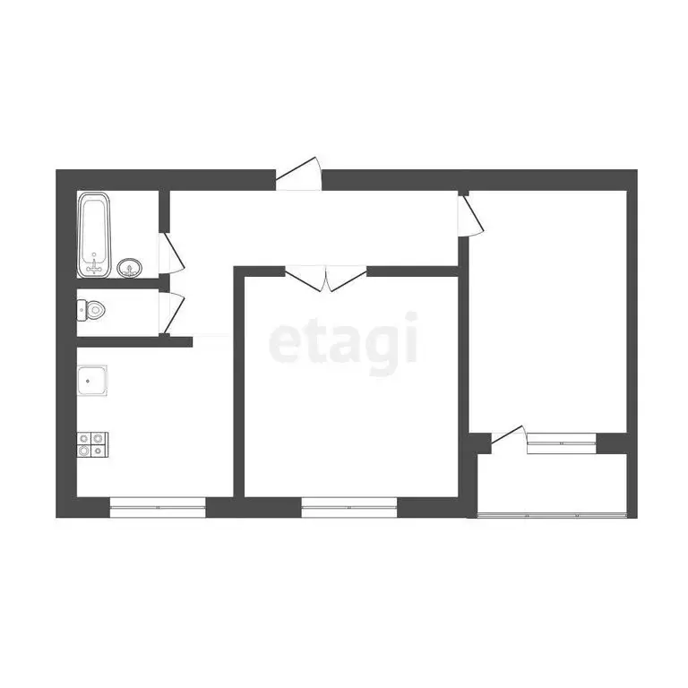 2-комнатная квартира: Москва, улица Чистова, 15/15 (52.8 м) - Фото 0