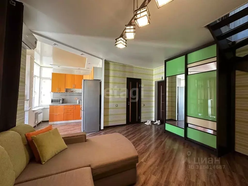 1-к кв. Астраханская область, Астрахань ул. Куликова, 79к3 (54.0 м) - Фото 1