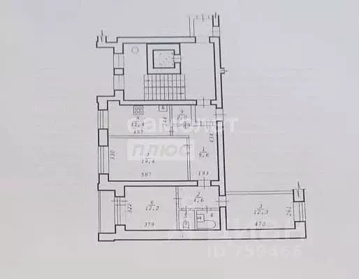 3-к кв. Новосибирская область, Новосибирск ул. Бориса Богаткова, 194/9 ... - Фото 2