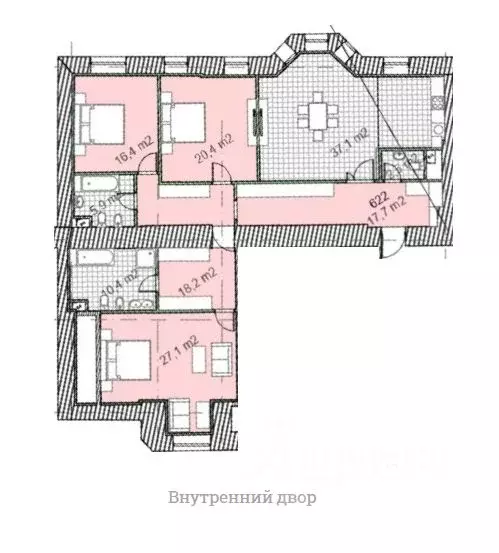 4-к кв. Москва ул. Большая Полянка, 44/2 (170.0 м) - Фото 0