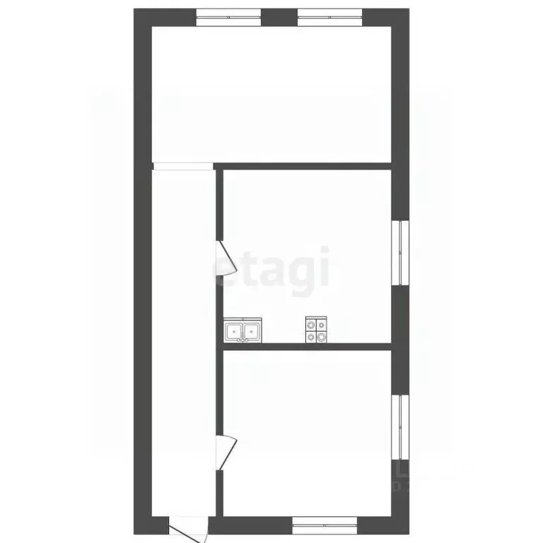 Дом в Севастополь Березка садоводческое товарищество, 46 (36 м) - Фото 2