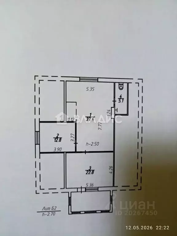 Дом в Калужская область, Калуга городской округ, д. Крутицы 15 (388 м) - Фото 2