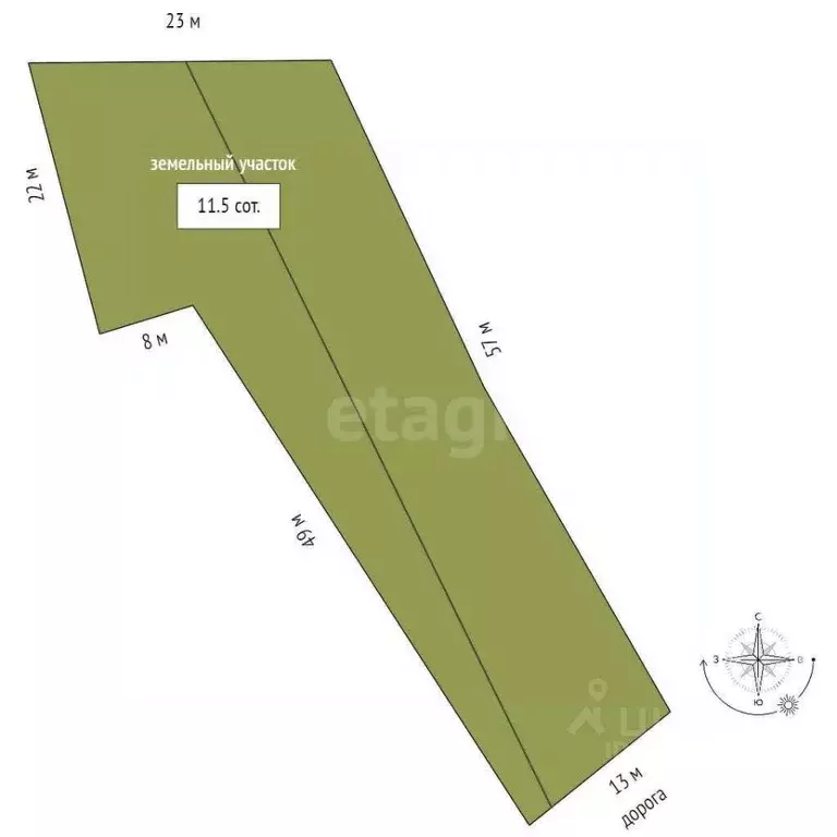 Участок в Московская область, Лобня Луговая мкр, Коммунальный пер. ... - Фото 2