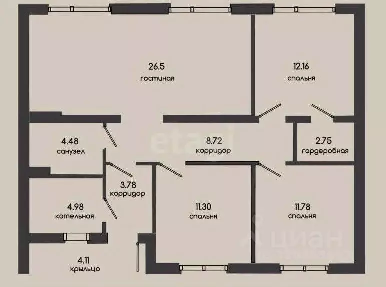 Дом в Пермский край, Пермский муниципальный округ, д. Косотуриха ул. ... - Фото 1
