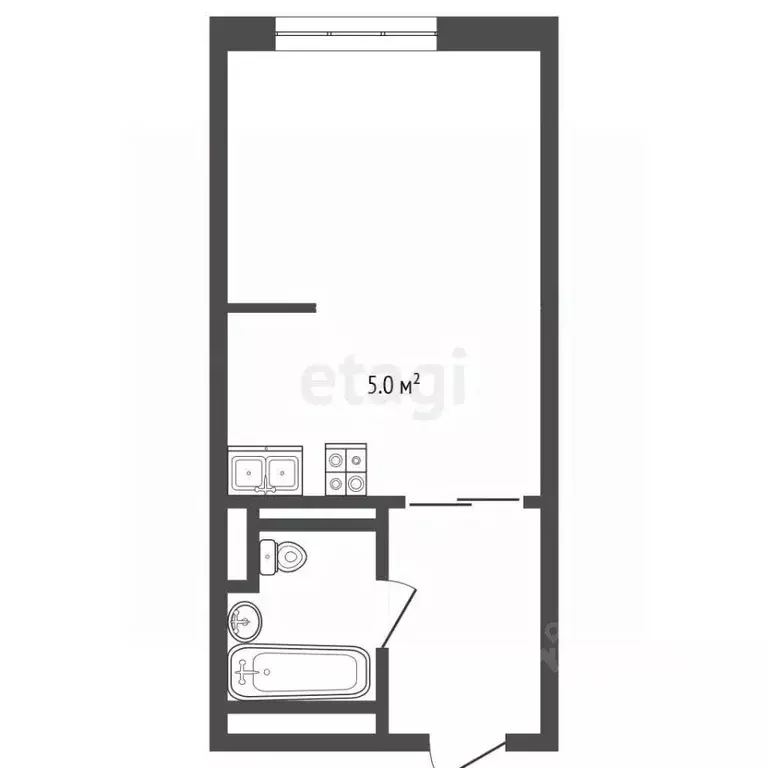 Студия Москва Востряковское ш., 7с1 (31.5 м) - Фото 2