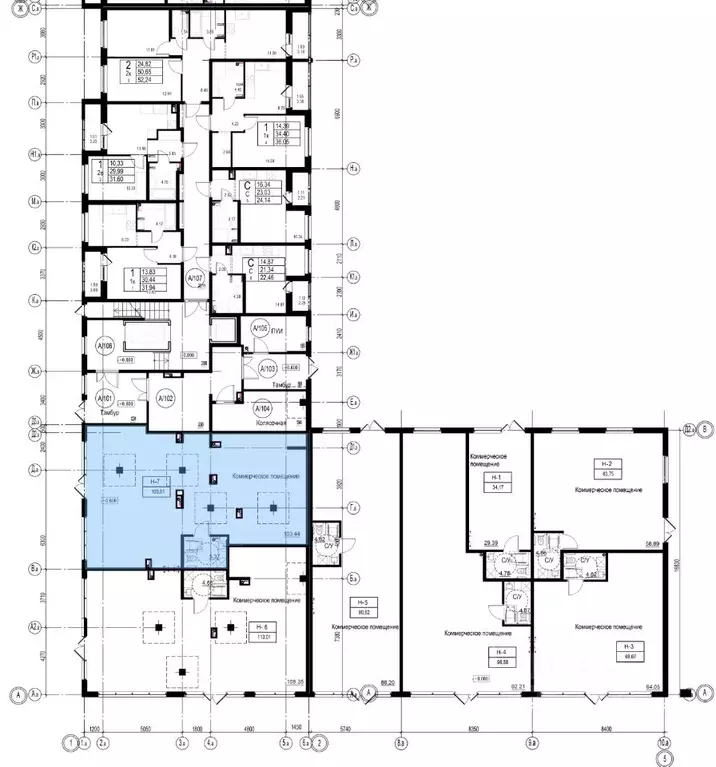 Помещение свободного назначения в Ленинградская область, Кудрово г. ... - Фото 1