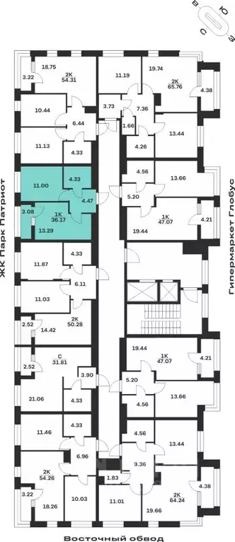 1-к кв. Тульская область, Тула городской округ, с. Осиновая Гора ул. ... - Фото 2