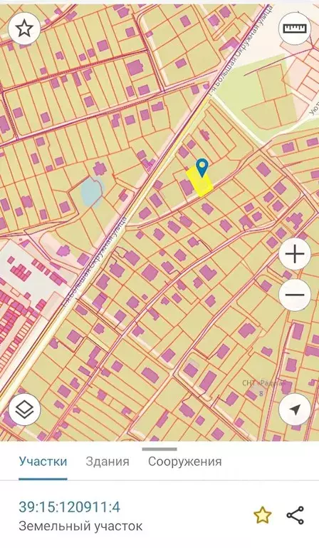 Участок в Калининградская область, Калининград Радуга СНТ, пер. Малый ... - Фото 1