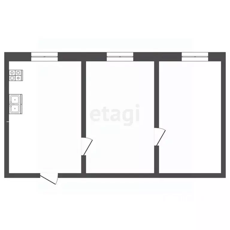 Комната Вологодская область, Вологда ул. Разина, 21 (29.0 м) - Фото 2