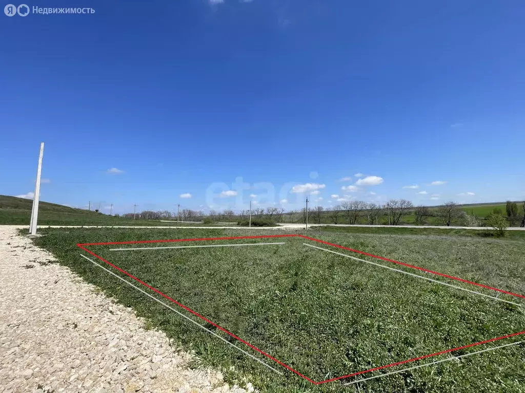Участок в Симферопольский район, село Трудовое (6 м) - Фото 1