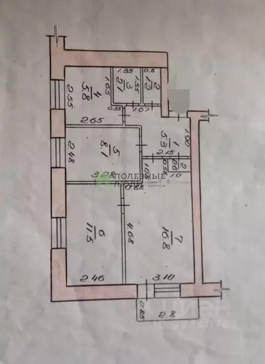 3-к кв. Чувашия, Канаш Восточный мкр, 7 (51.4 м) - Фото 1