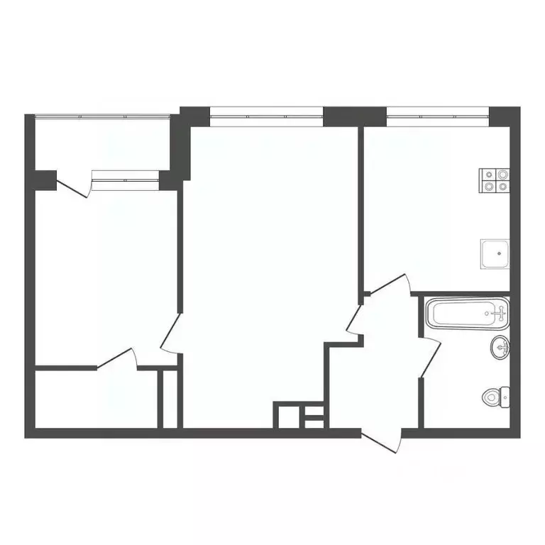 2-к кв. Тульская область, Тула Веневское ш., 49 (58.0 м) - Фото 2