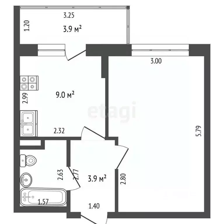 1-к кв. Московская область, Мытищи бул. Тенистый, 8 (32.1 м) - Фото 1