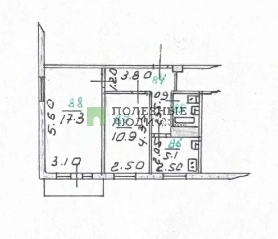 2-к кв. Орловская область, Орел ул. Металлургов, 6 (42.8 м) - Фото 1