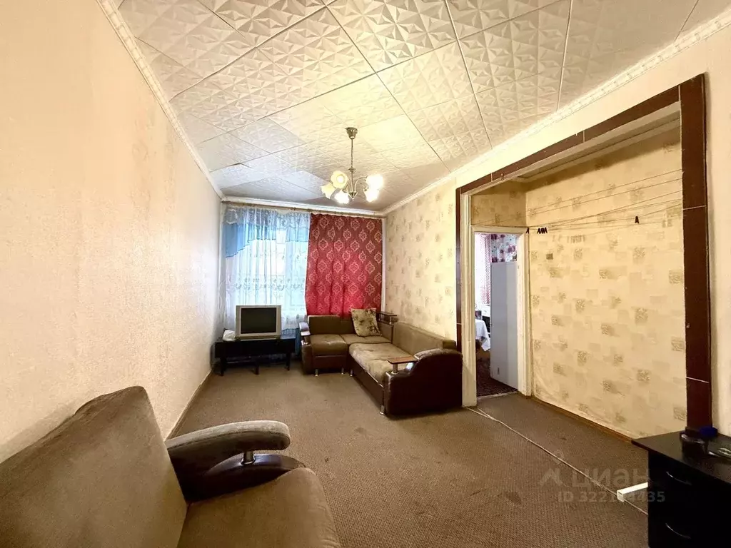 1-к кв. Омская область, Омск Городок Нефтяников мкр, ул. Андрианова, ... - Фото 1