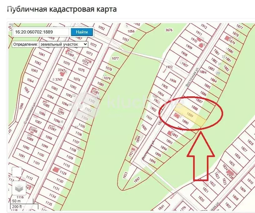 Участок в село Большие Ключи, улица Татарстана (12 м) - Фото 2