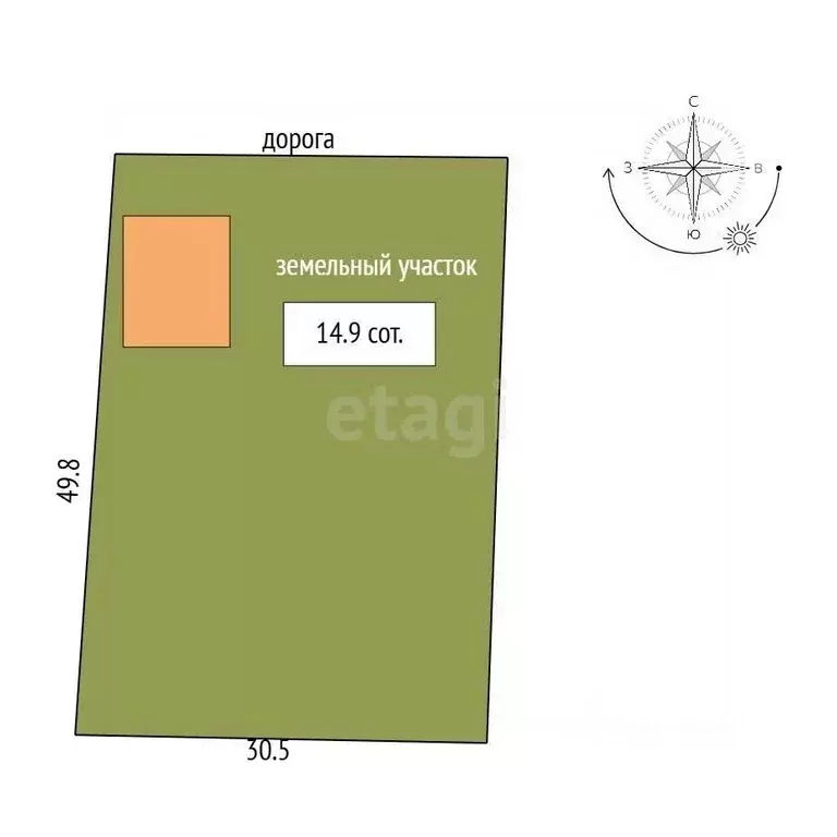 Дом в Башкортостан, Стерлитамакский район, Алатанинский сельсовет, с. ... - Фото 2