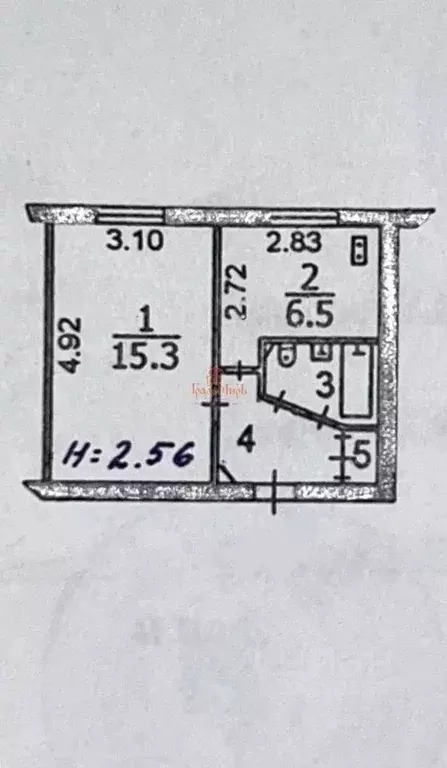 1-к кв. Московская область, Сергиев Посад бул. Кузнецова, 3 (29.1 м) - Фото 2