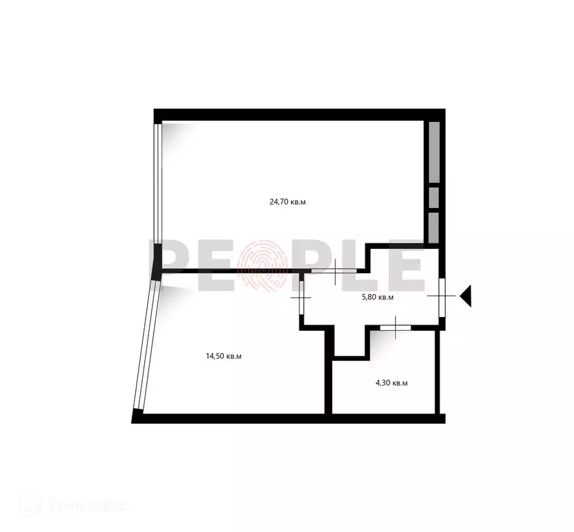 Продаётся 2-к квартира, 49 м - Фото 1
