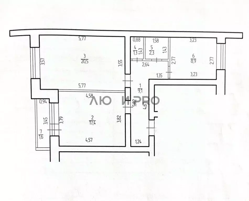 2-к кв. Башкортостан, Уфимский район, с. Миловка просп. Чижова, 1 ... - Фото 2