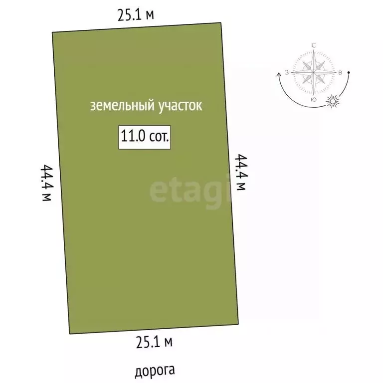 Участок в Тюменская область, Нижнетавдинский муниципальный округ, ... - Фото 2