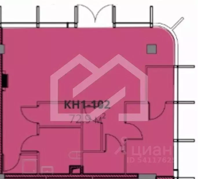 Помещение свободного назначения в Москва ул. Гастелло, 30 (73 м) - Фото 2