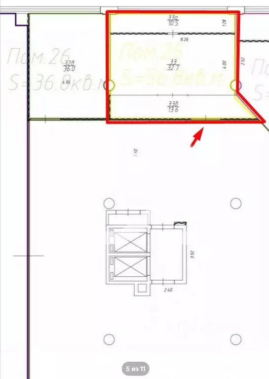 Торговая площадь в Москва Новокуркинское ш., 1 (57 м) - Фото 2