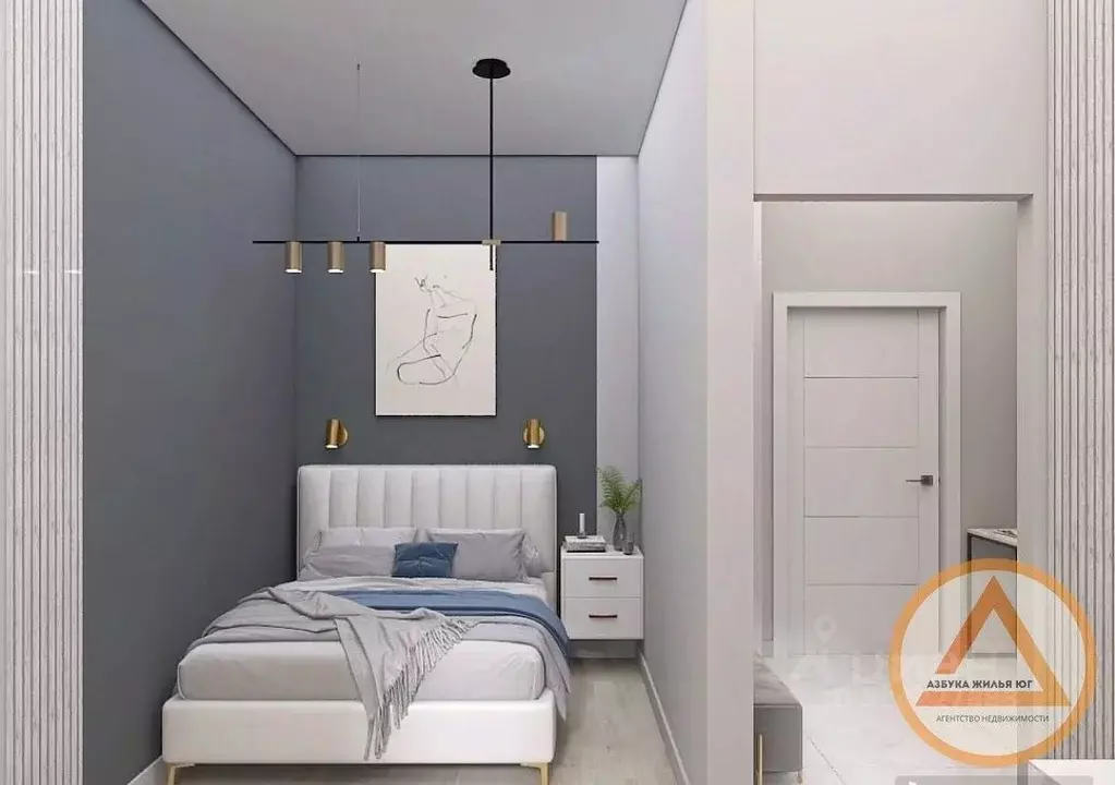 1-к кв. Краснодарский край, Туапсе ул. Портовиков (32.5 м) - Фото 1