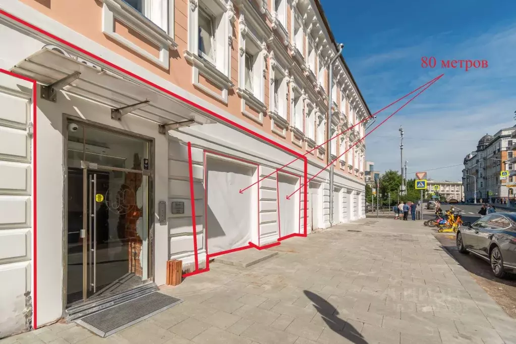 Помещение свободного назначения в Москва ул. Сретенка, 1С1 (80 м) - Фото 1