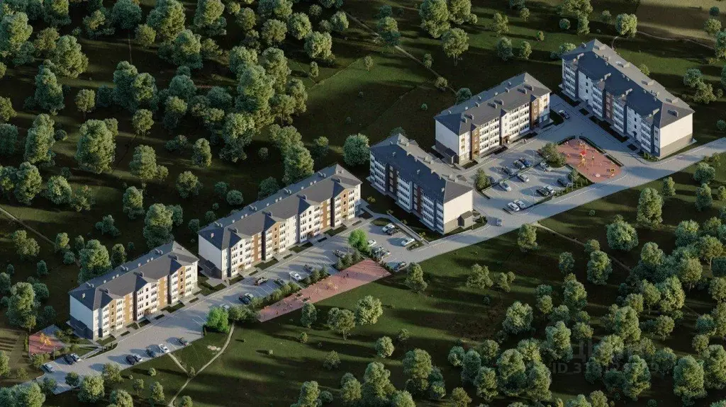 2-к кв. Калининградская область, Гурьевский муниципальный округ, пос. ... - Фото 2