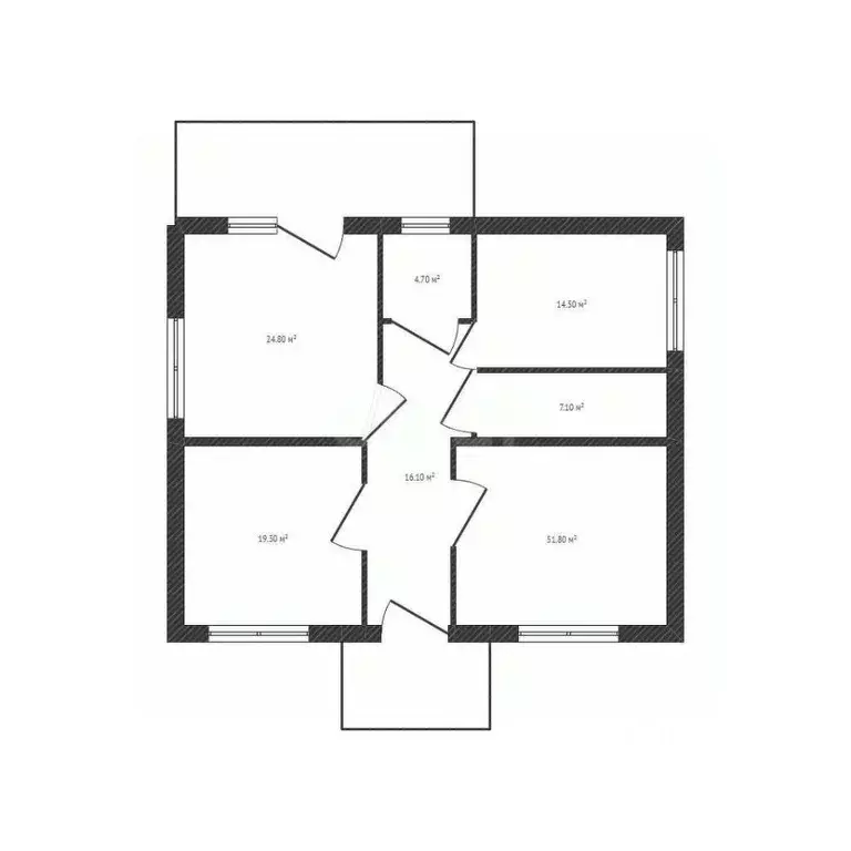 Дом в Брянская область, Брянский район, Отрадненское с/пос, с. ... - Фото 1