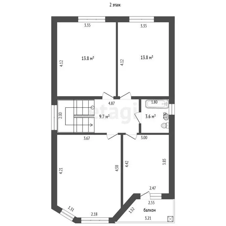 Дом в село Супсех, улица Космонавта Титова (156.5 м) - Фото 1