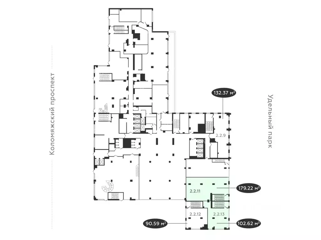 Офис в Санкт-Петербург Коломяжский просп., 19 (282 м) - Фото 1