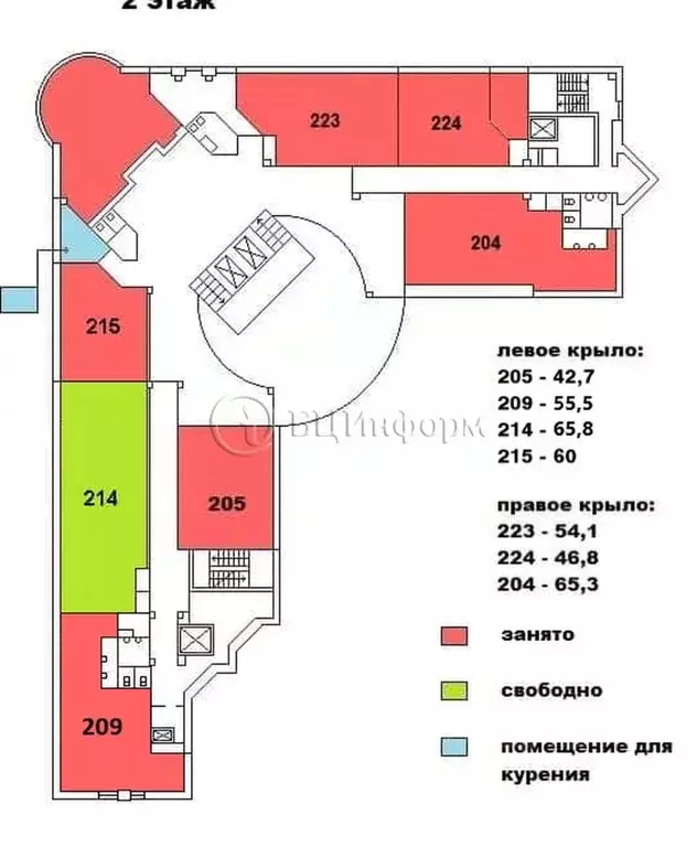 Офис в Санкт-Петербург Мельничная ул., 8Л (66 м) - Фото 1