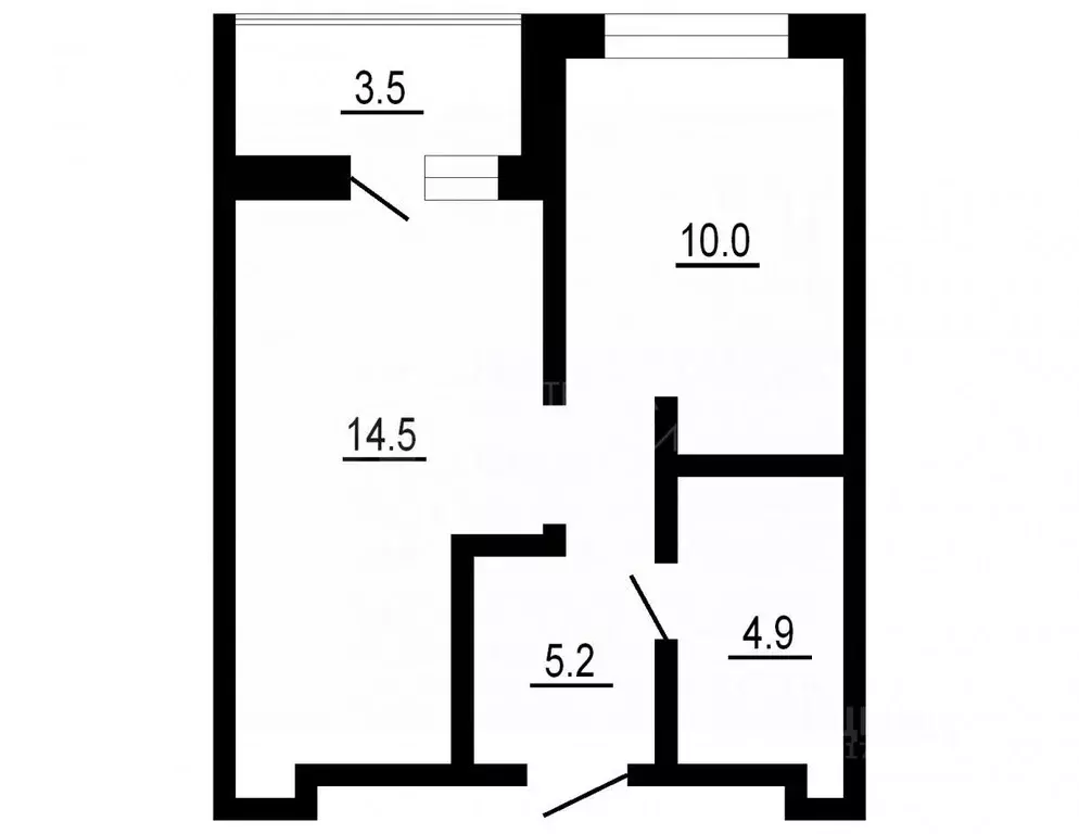 1-к кв. Тюменская область, Тюмень ул. Пархоменко, 119 (36.0 м) - Фото 1