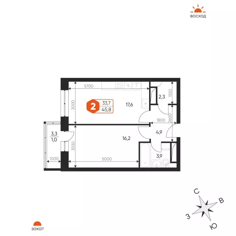 1-к кв. Московская область, Балашиха Гагарина мкр, ул. Проектная, 4 ... - Фото 1