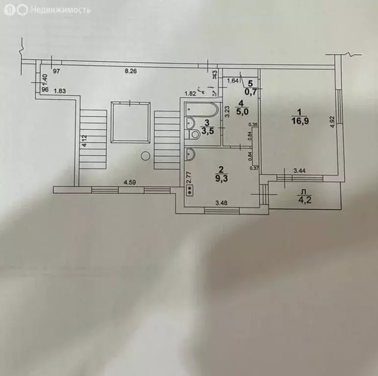 1-комнатная квартира: Новокуйбышевск, улица Свердлова, 5А (37.5 м) - Фото 2