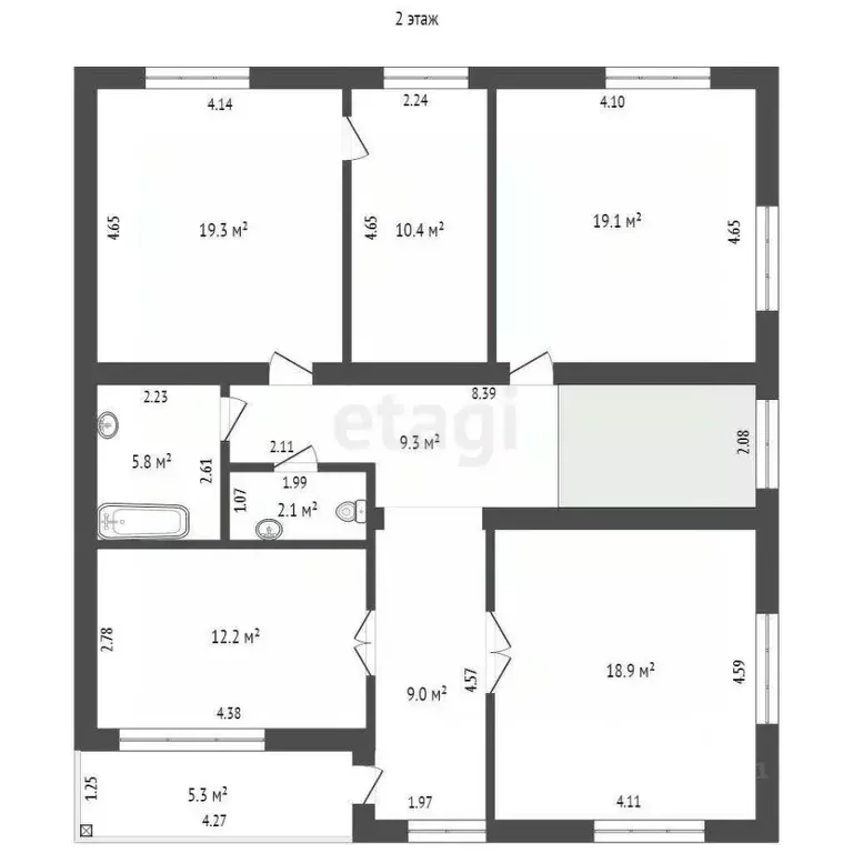 Дом в Ростовская область, Ростов-на-Дону пер. 2-й Мужественный (313 м) - Фото 2