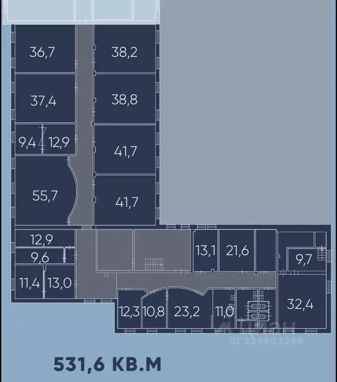 Помещение свободного назначения в Москва Мясницкая ул., 24/7С3 (532 м) - Фото 2